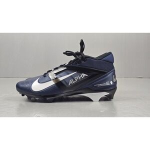 Nike‎ Alpha Menace 4 Pro Football Cleats Mens 12 Navy Blue FD7037-401 NEW